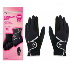 TaylorMade TL610女防風保暖手套(黑.銀邊)#20638